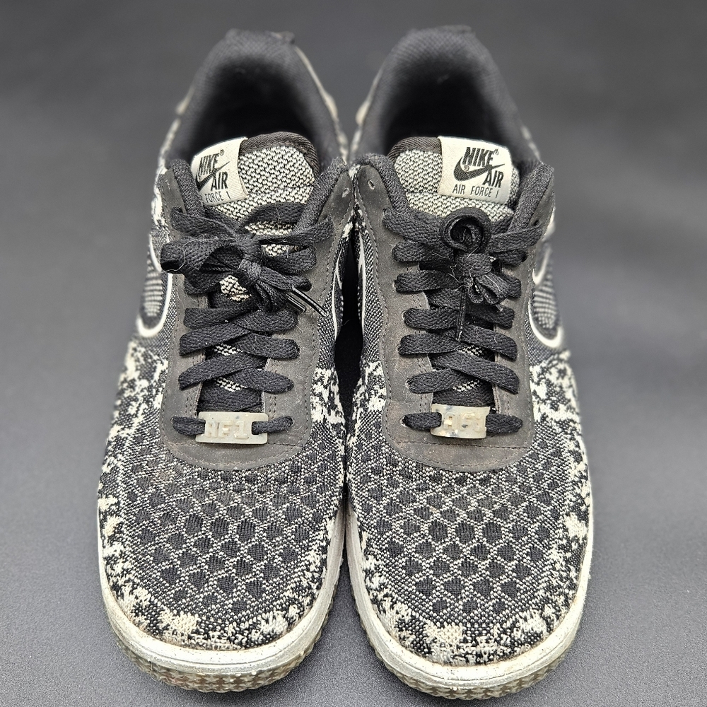 Nike Black and White Flyknit Sneakers